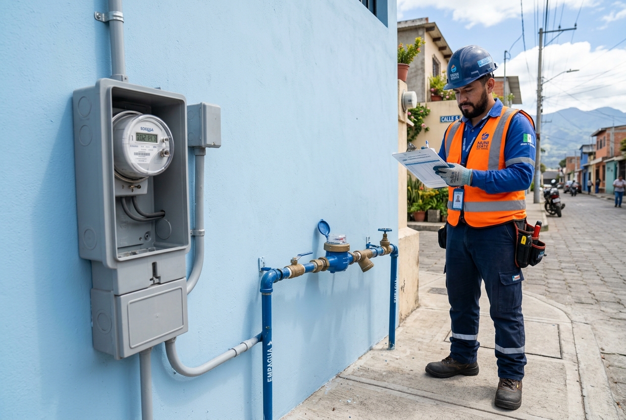 Trámites de Servicios Básicos en Guatemala: Agua EMPAGUA y Contador EEGSA 2026