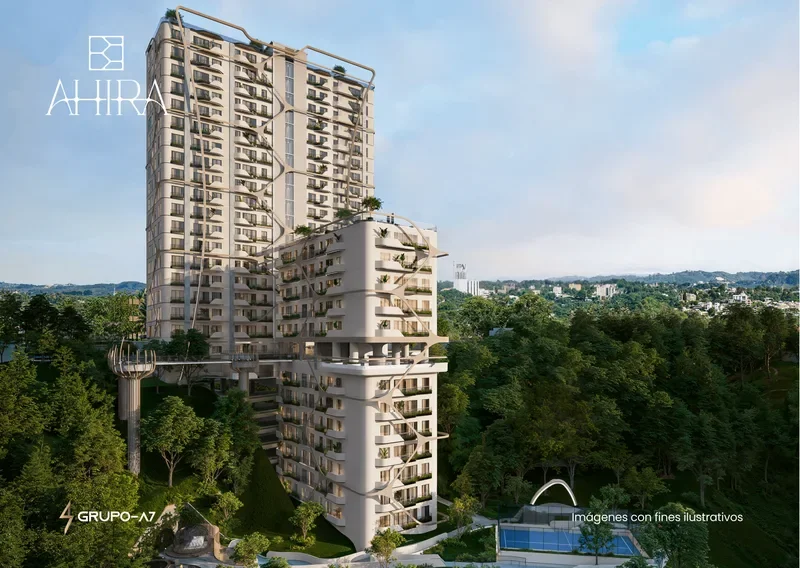 Áreas y vistas de Ahíra Apartamentos en Zona 15